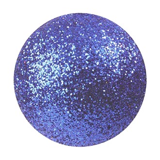 Bauble Glitter Blue 
