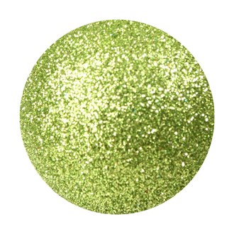 Bauble Glitter Lime Green