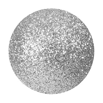 Bauble Glitter Silver
