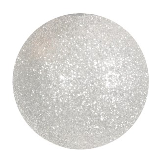 Bauble Glitter White
