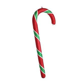 Large Candy Cane Red White and Green 1.2M 