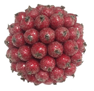 Bauble Berry Cluster Red 120mm