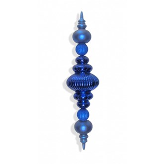 Finial Shiny Blue with Glitter 1.1M