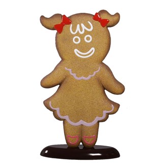 Gingerbread Cookie Girl Fibreglass 1.1M 