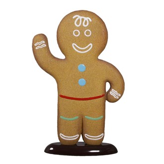 Gingerbread Cookie Boy Fibreglass 1.12M
