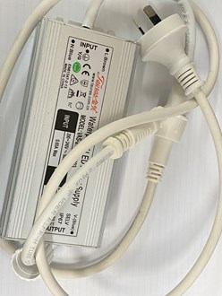 Low Voltage Light Power Lead 24 Volt White Cable 1.5M Outdoor