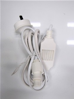 LED Light Power Lead White Cable 1.8M Indoor