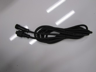 LED Light Extension Lead Black Cable 3M Indoor