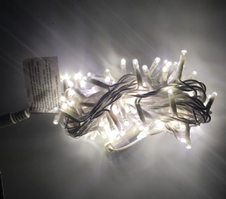 String Light Cool White on White Cable 5M Joinable