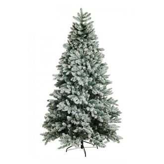 Christmas Tree Green with Snowy Flock Tips