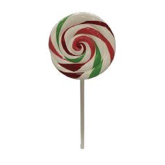 Swirl Lollypop Fibreglass Red White and Green 1M x 450mm