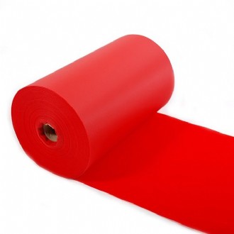 Large Ribbon Velvet Red 25M Roll 