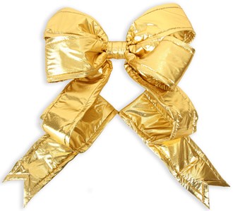 Large Bow Satin 4 Loop Gold 600mm  