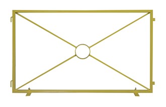 Christmas Porto Fence Gold 1M x 600mm